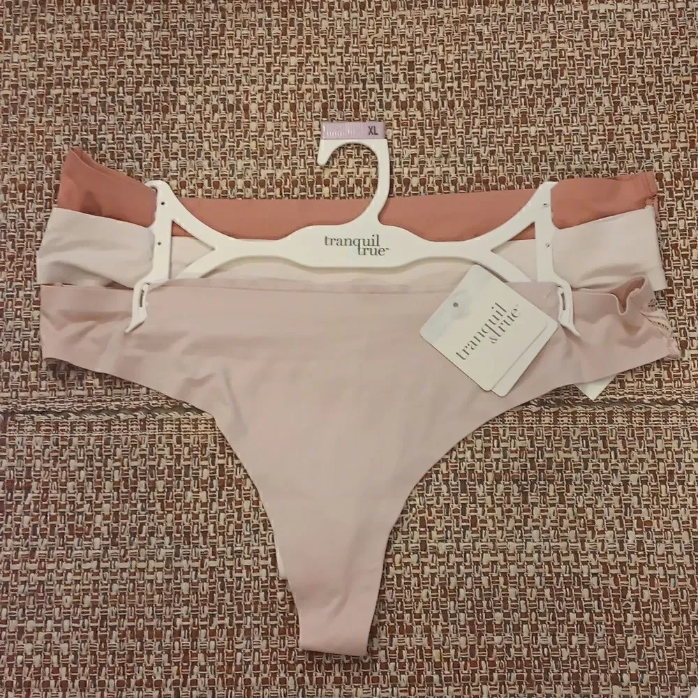 Tranquil‎ & True Lace Back Panties 3 Pairs New With Tags